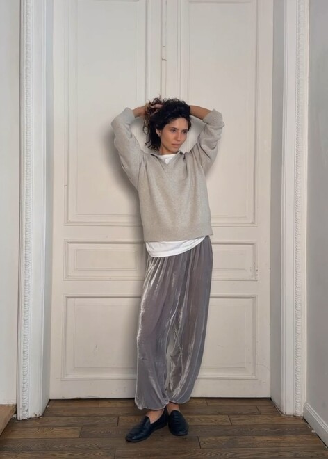 Джоггеры бархат Beatrice