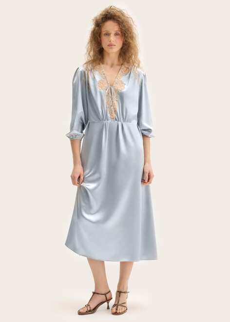 Платье с кружевом Lina